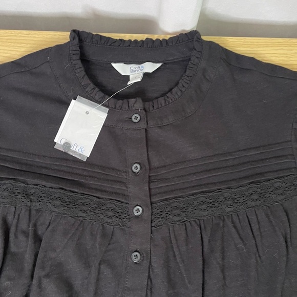 Croft & Barrow‎ black shirt Large - Picture 1 of 7